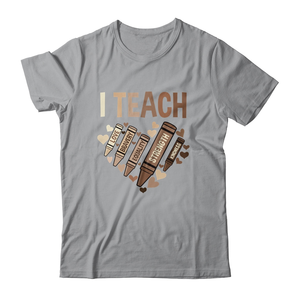 Celebrate Black History Month I Teach Black History Teacher Shirt & Hoodie | teecentury