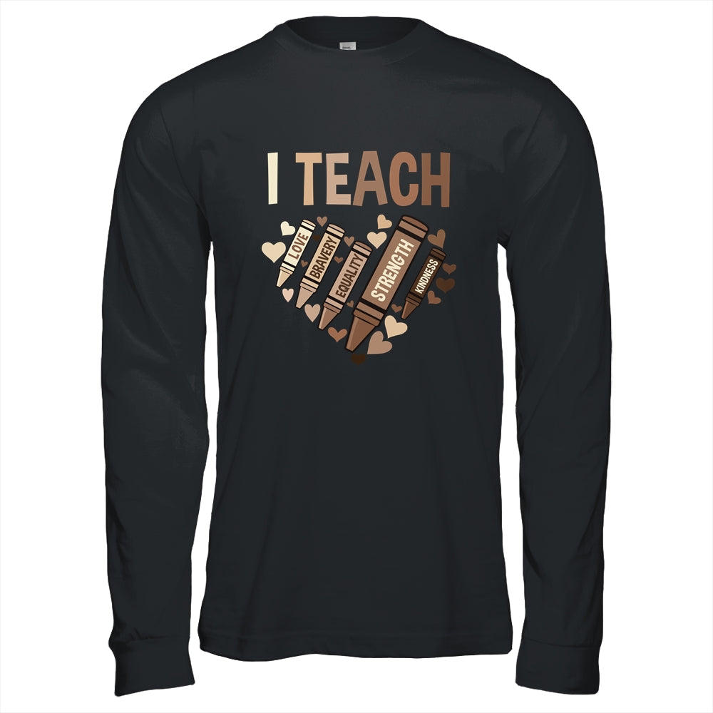 Celebrate Black History Month I Teach Black History Teacher Shirt & Hoodie | teecentury