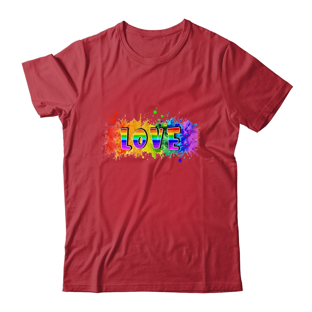 Celebrate Pride Month With Love LGBT Pride Rainbow Shirt & Tank Top | teecentury