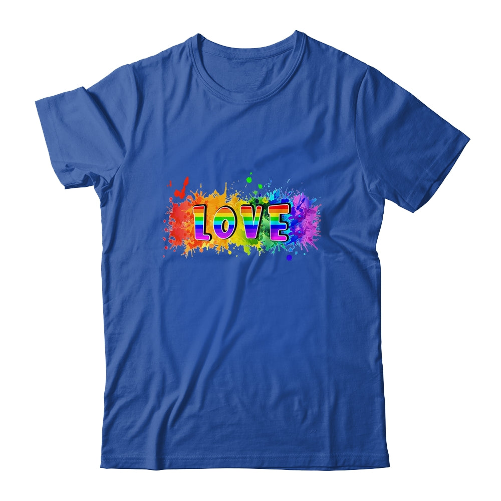 Celebrate Pride Month With Love LGBT Pride Rainbow Shirt & Tank Top | teecentury