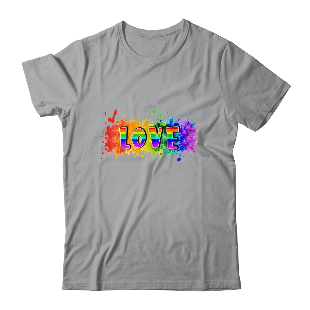 Celebrate Pride Month With Love LGBT Pride Rainbow Shirt & Tank Top | teecentury