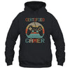 Certified Gamer Retro Vintage Funny Video Games T-Shirt & Hoodie | Teecentury.com