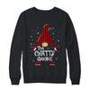 Chatty Gnome Buffalo Plaid Matching Christmas Pajama Gift T-Shirt & Sweatshirt | Teecentury.com