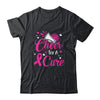 Cheer For A Cure Breast Cancer Awareness Cheerleader T-Shirt & Hoodie | Teecentury.com