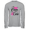 Cheer For A Cure Breast Cancer Awareness Cheerleading T-Shirt & Hoodie | Teecentury.com