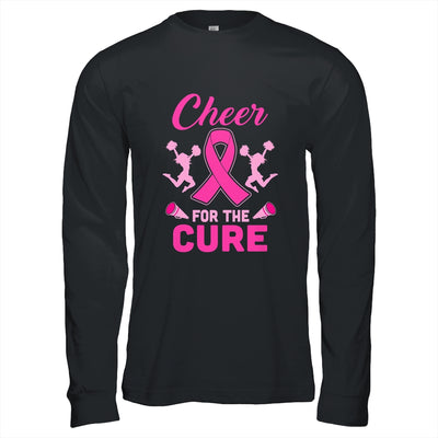 Cheer For The Cure Breast Cancer Awareness Month Cheerleader T-Shirt & Hoodie | Teecentury.com