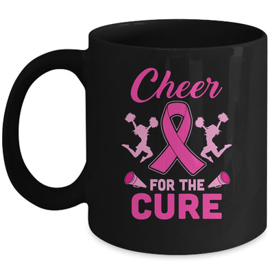 Cheer For The Cure Breast Cancer Awareness Month Cheerleader Mug Coffee Mug | Teecentury.com