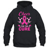 Cheer For The Cure Breast Cancer Awareness Month Cheerleader T-Shirt & Hoodie | Teecentury.com