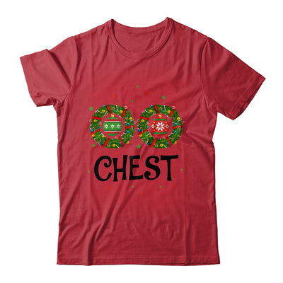 Chest Chestnuts Couple Costume Christmas Wreath T-Shirt & Sweatshirt | Teecentury.com