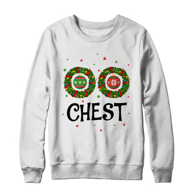 Chest Chestnuts Couple Costume Christmas Wreath T-Shirt & Sweatshirt | Teecentury.com