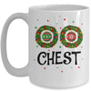 Chest Chestnuts Couple Costume Christmas Wreath Mug Coffee Mug | Teecentury.com