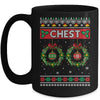 Chest Nuts Christmas Ugly Matching Chestnuts Couple Chest Mug Coffee Mug | Teecentury.com