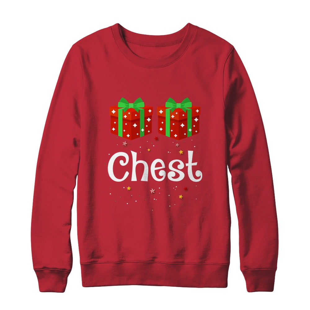 Chest Nuts Matching Chestnuts Christmas Couples Chest Fun T-Shirt & Sweatshirt | Teecentury.com