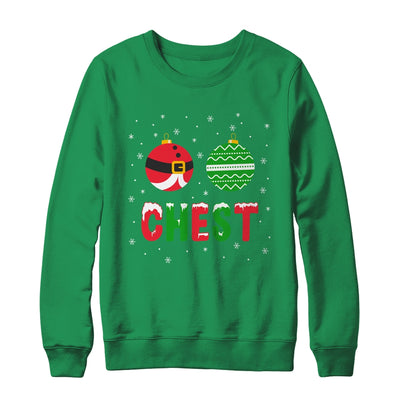 Chest Nuts Matching Funny Christmas Couples Chestnuts Chest Shirt & Sweatshirt | teecentury