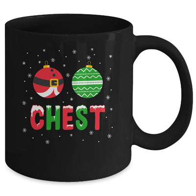 Chest Nuts Matching Funny Christmas Couples Chestnuts Chest Mug | teecentury