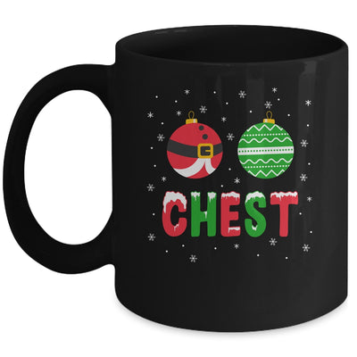 Chest Nuts Matching Funny Christmas Couples Chestnuts Chest Mug | teecentury