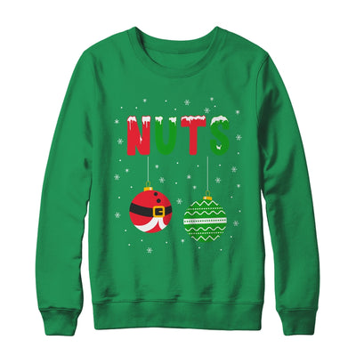 Chest Nuts Matching Funny Christmas Couples Chestnuts Nuts Shirt & Sweatshirt | teecentury