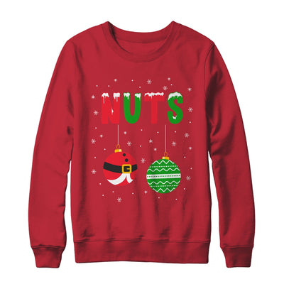 Chest Nuts Matching Funny Christmas Couples Chestnuts Nuts Shirt & Sweatshirt | teecentury