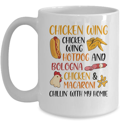 Chicken Wing Chicken Wing Hot Dog and Bologna Cooked Mug Coffee Mug | Teecentury.com