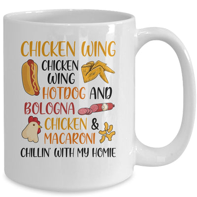 Chicken Wing Chicken Wing Hot Dog and Bologna Cooked Mug Coffee Mug | Teecentury.com