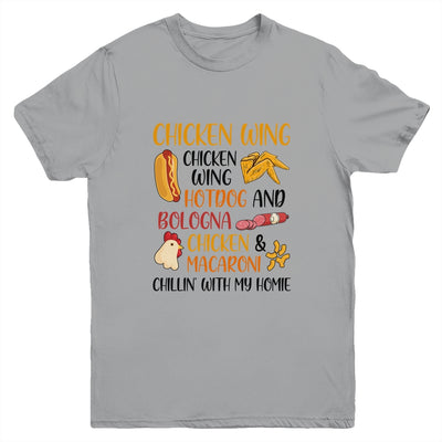 Chicken Wing Chicken Wing Hot Dog and Bologna Cooked Youth Youth Shirt | Teecentury.com