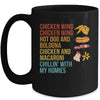 Chicken Wing Chicken Wing Hot Dog and Bologna Mug Coffee Mug | Teecentury.com