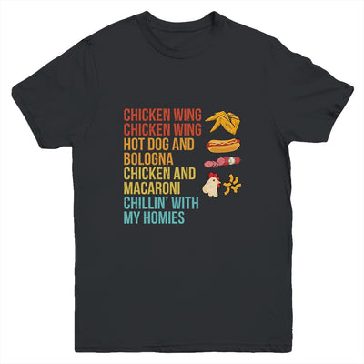 Chicken Wing Chicken Wing Hot Dog and Bologna Youth Youth Shirt | Teecentury.com