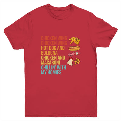 Chicken Wing Chicken Wing Hot Dog and Bologna Youth Youth Shirt | Teecentury.com