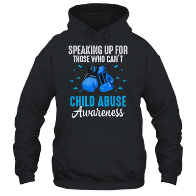 Child Abuse Prevention Awareness Boxing Gloves Blue Ribbon Shirt & Hoodie | teecentury