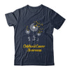 Childhood Cancer Awareness Faith Hope Love Dandelion T-Shirt & Hoodie | Teecentury.com