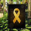 Childhood Cancer Awareness Flag Gold Ribbon Flag | Teecentury.com