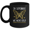 Childhood Cancer Awareness In September We Wear Gold Cute Mug | teecentury