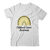 Childhood Cancer Awareness Rainbow Leopard Ribbon T-Shirt & Hoodie | Teecentury.com