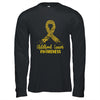 Childhood Cancer Awareness September Month Sunflower Gold T-Shirt & Hoodie | Teecentury.com