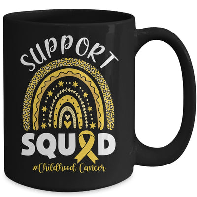 Childhood Cancer Support Squad Gold Ribbon Mug Coffee Mug | Teecentury.com