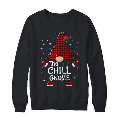 Chill Gnome Buffalo Plaid Matching Christmas Pajama Gift T-Shirt & Sweatshirt | Teecentury.com