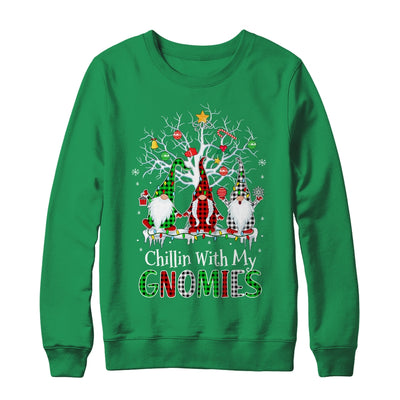 Chillin With My Gnomie Christmas Matching Family Xmas T-Shirt & Sweatshirt | Teecentury.com