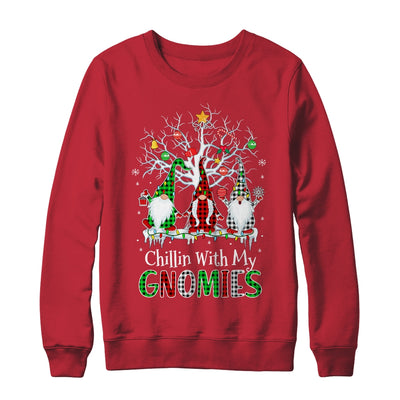 Chillin With My Gnomie Christmas Matching Family Xmas T-Shirt & Sweatshirt | Teecentury.com