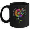 Choose Kind Autism Awareness Sunflower Mom Women Mug | teecentury