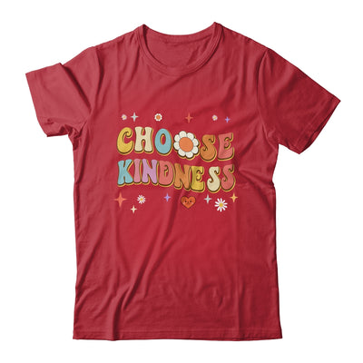 Choose Kindness Retro Groovy Be Kind Women Men Inspirational Shirt & Hoodie | teecentury