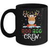 Christmas Boo Boo Crew Reindeer Nurse Buffalo Plaid Nurse Mug Coffee Mug | Teecentury.com
