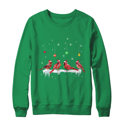 Christmas Cardinal Lover Funny Santa Cardinal X-Mas Lights T-Shirt & Sweatshirt | Teecentury.com