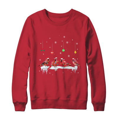 Christmas Cardinal Lover Funny Santa Cardinal X-Mas Lights T-Shirt & Sweatshirt | Teecentury.com