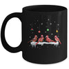 Christmas Cardinal Lover Funny Santa Cardinal X-Mas Lights Mug Coffee Mug | Teecentury.com