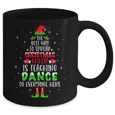 Christmas Cheer Is Teaching Dance Santa Elf Teacher Group Mug Coffee Mug | Teecentury.com