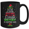 Christmas Cheer Is Teaching History Santa Elf Teacher Group Mug Coffee Mug | Teecentury.com