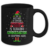 Christmas Cheer Is Teaching Kindergarten Santa Elf Teacher Group Mug Coffee Mug | Teecentury.com