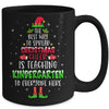 Christmas Cheer Is Teaching Kindergarten Santa Elf Teacher Group Mug Coffee Mug | Teecentury.com