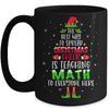 Christmas Cheer Is Teaching Math Santa Elf Teacher Group Mug Coffee Mug | Teecentury.com