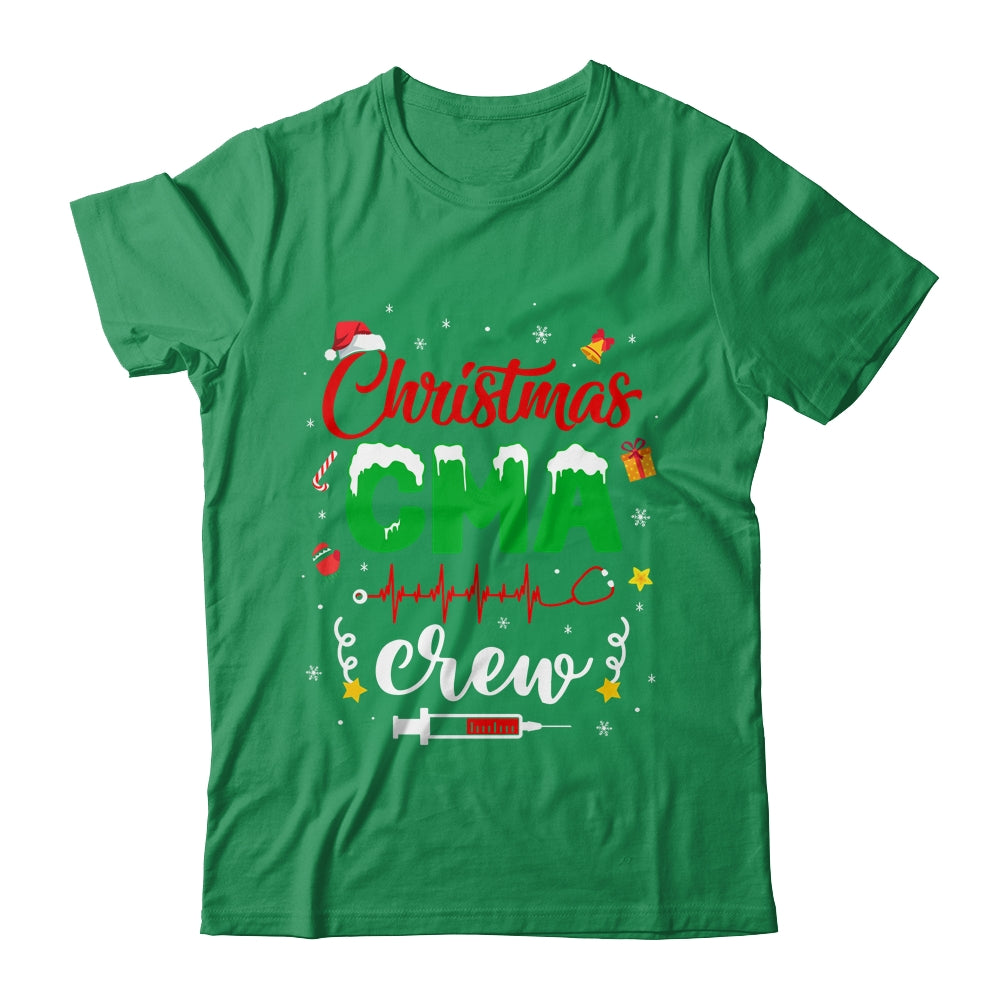 Christmas Cma Crew Stethoscope Lights Funny Xmas Shirt & Sweatshirt | teecentury